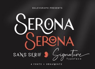 Serona Stylish Sans Serif font