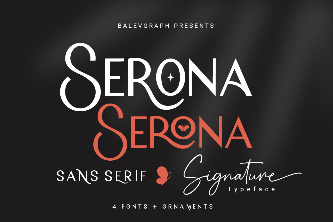 Serona Stylish Sans Serif font