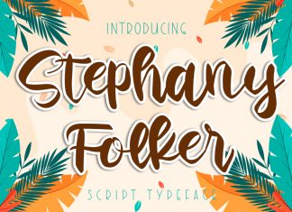 Stephany Folker Script Font