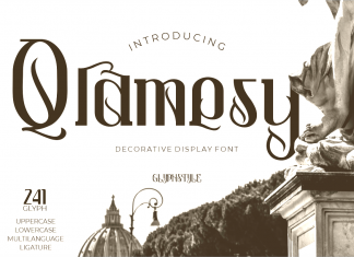 Qramesy Display Font
