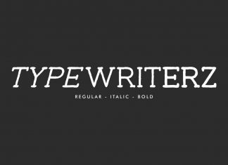Typewriterz Display Font