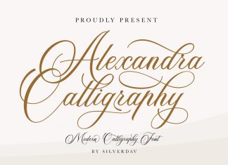 Alexandra Calligraphy Font