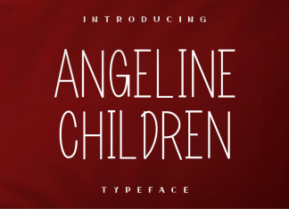 Angeline Children Display Font