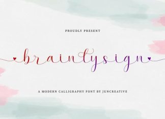 Brainlysign Calligraphy Font
