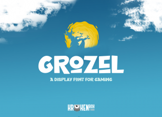 Grozel - Gaming Display Font