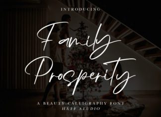 Family Prosperity Handwritten Font
