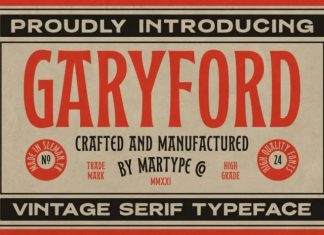 Garyford Display Font