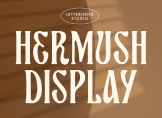 Hermush Display Font