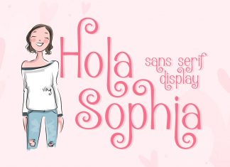 Hola Sophia Display Font