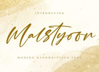 Malstyoor Handwritten Font