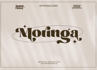 Moringa Display Font