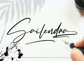Sailendra Handwritten Font