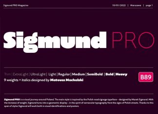 Sigmund PRO Sans Serif Font