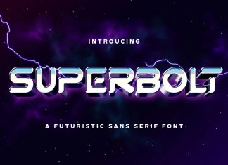 SUPERBOLT Display Font