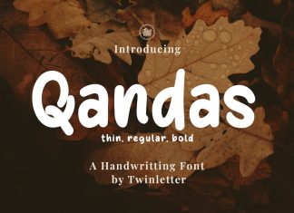 Qandas Display Font