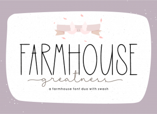 Farmhouse Greatness Script Font