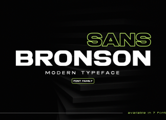 Bronson Sans Serif Font