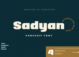 Sadyan Sans Serif Font