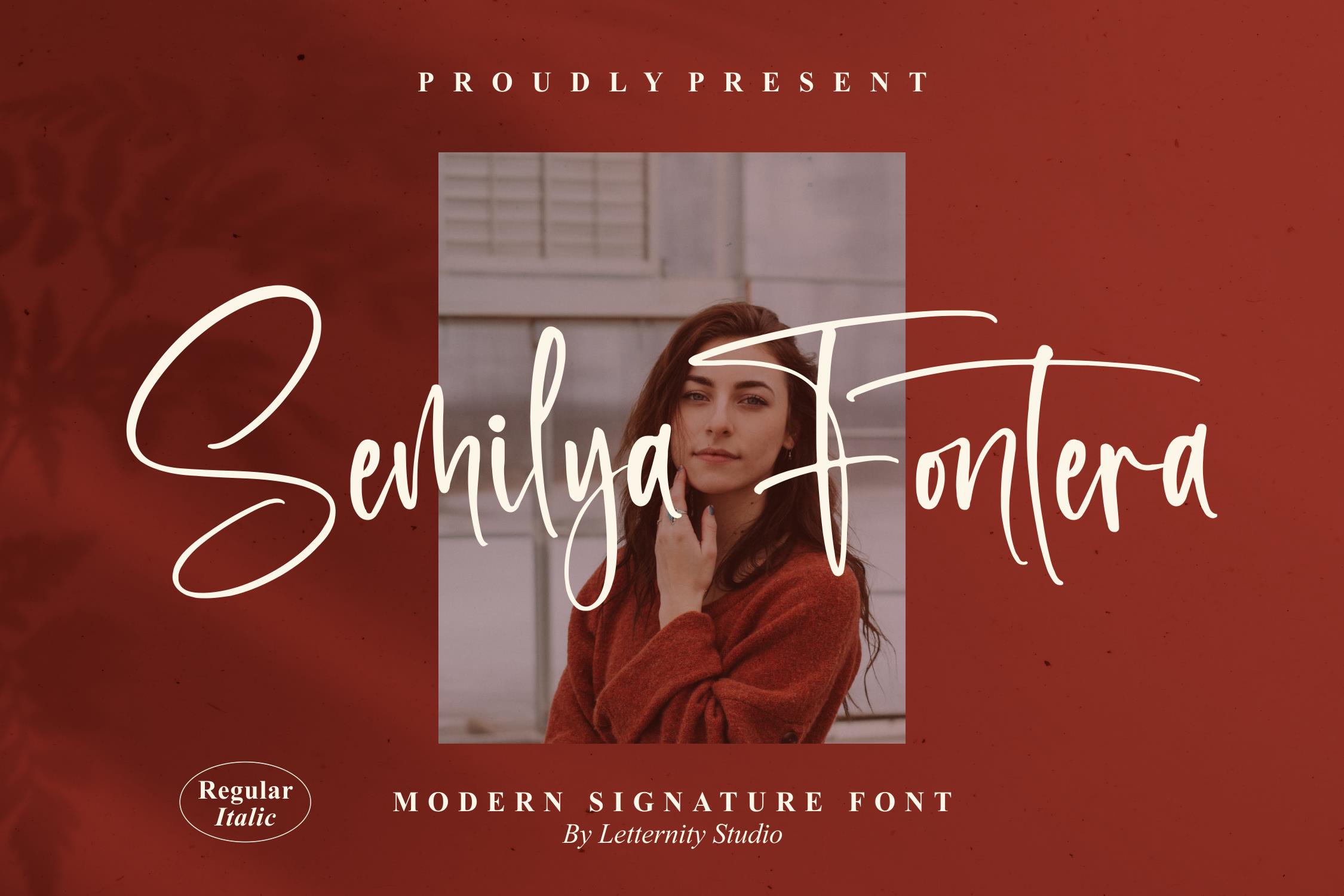 Semilya Fontera Script Font
