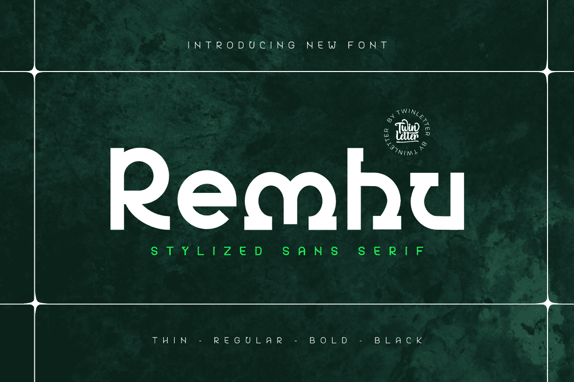 Remhu Display Font