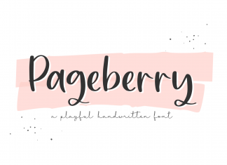 Pageberry Script Font