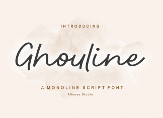 Ghouline Handwritten Font
