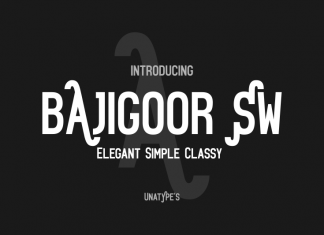 Bajigoor SW Sans Serif Font