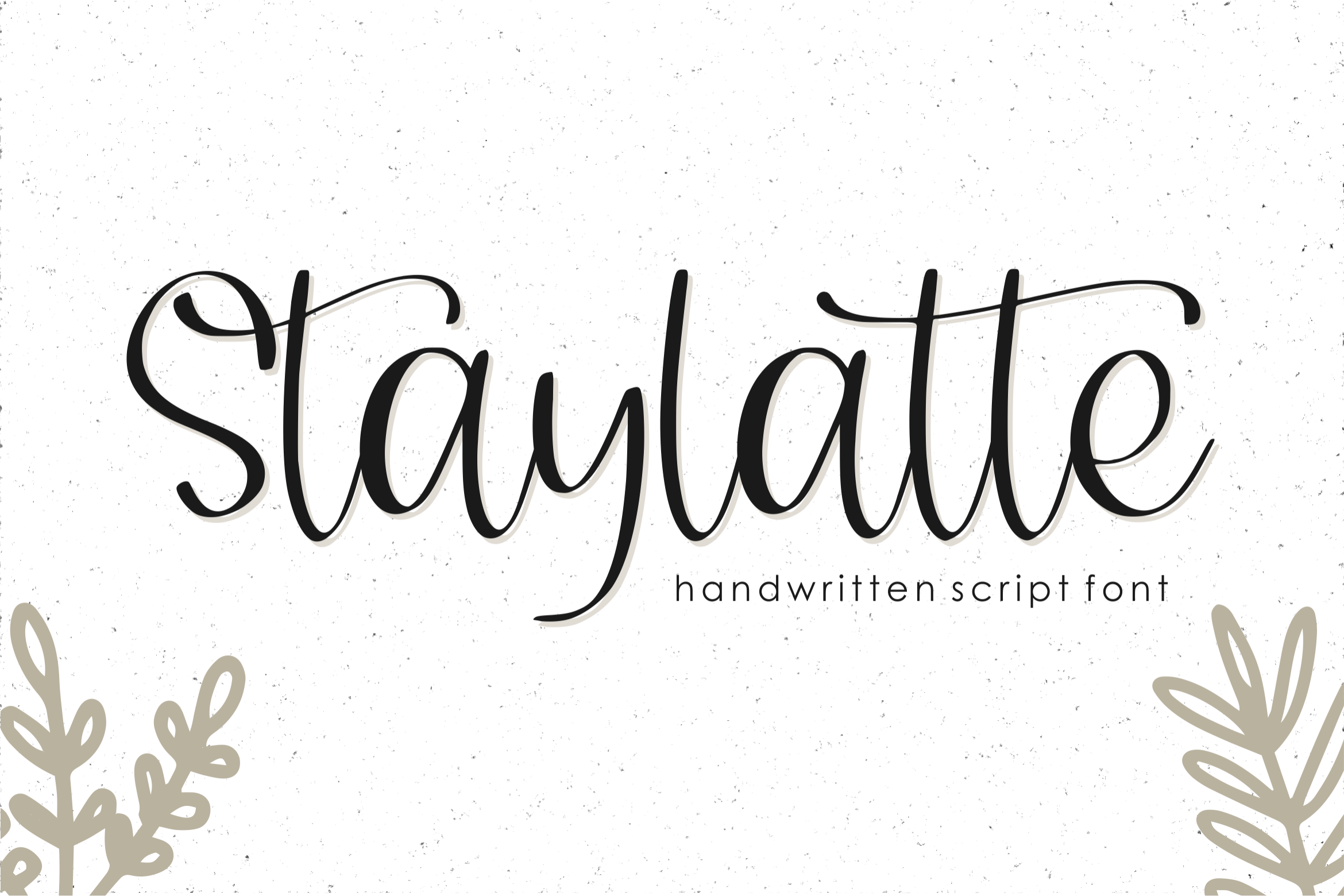 Staylatte Script Font