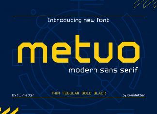 Metuo Display Font