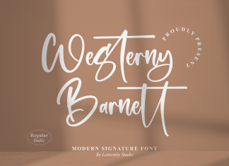 Westerny Barnett Script Font