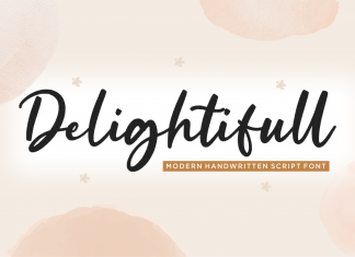 Delightifull Script Font