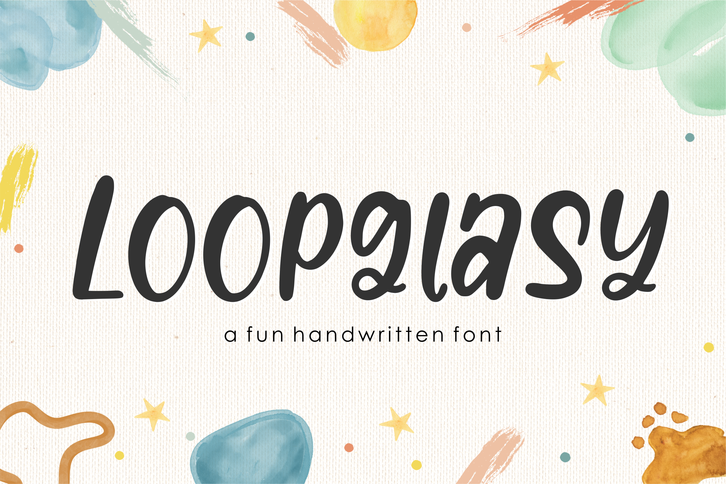 Loopglasy Display Font