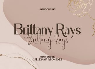 Brittany Rays Sans Serif Font