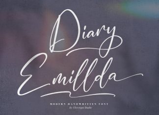 Diary Emillda Font