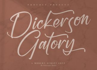 Dickerson Gatory Script Font