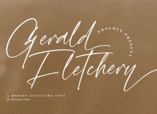 Gerald Fletchery Script Font