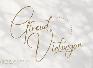 Giroud Victoryan Script Font