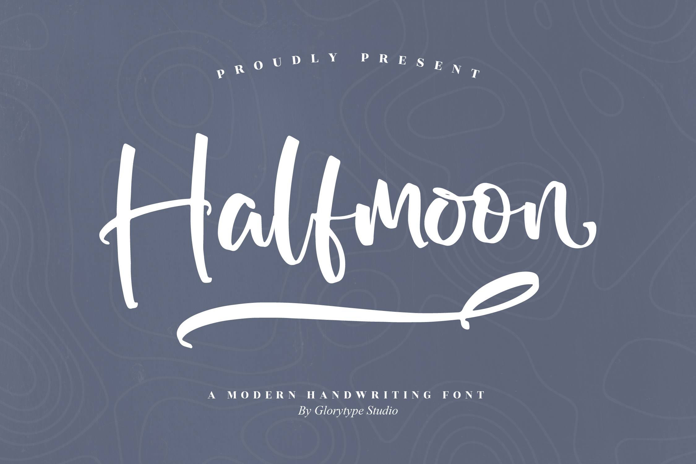 Halfmoon Script Font
