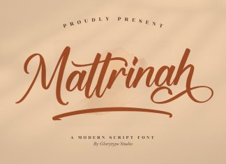Mattrinah Script Font