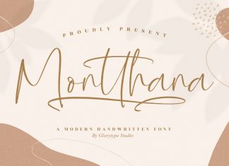 Montthana Script Font