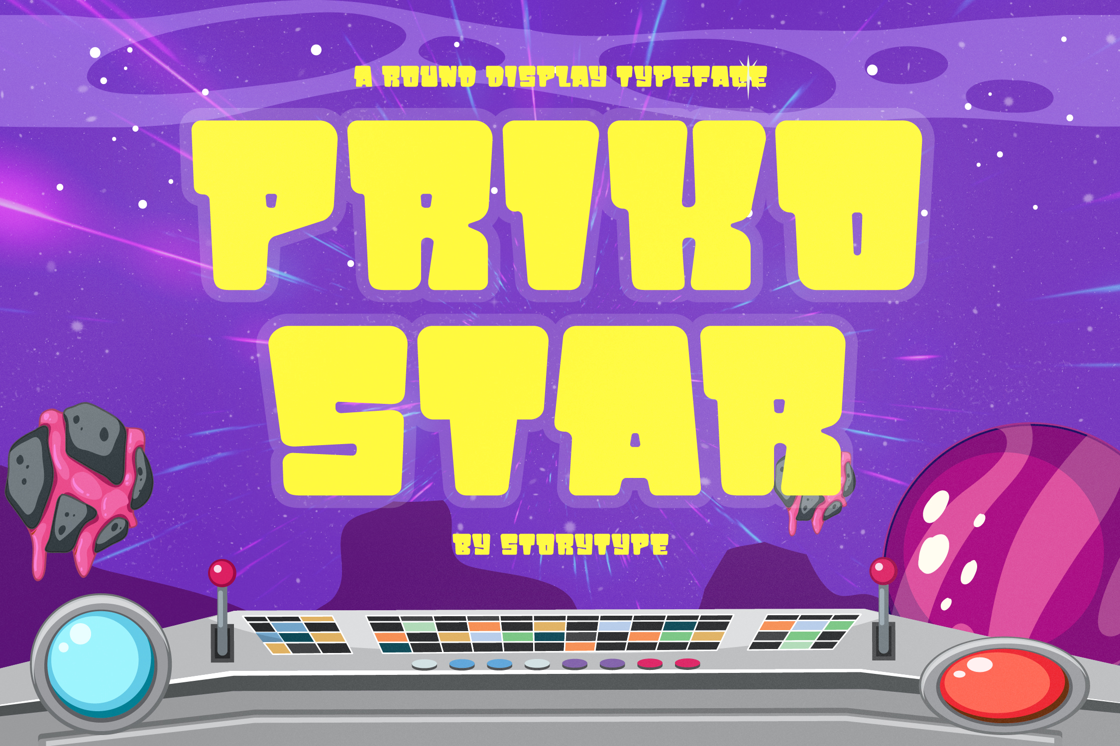 PRIKO STAR Display Font