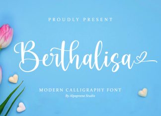 Berthalisa Calligraphy Font