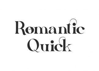 Romantic Quick Serif Font