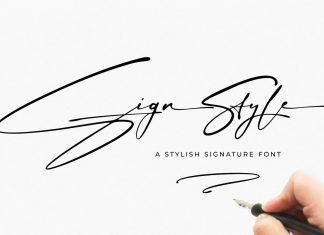 Sign Style Handwritten Font