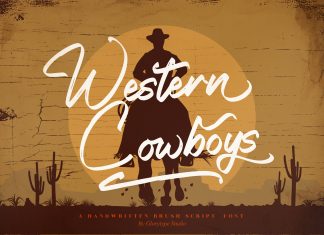 Western Cowboys Script Font