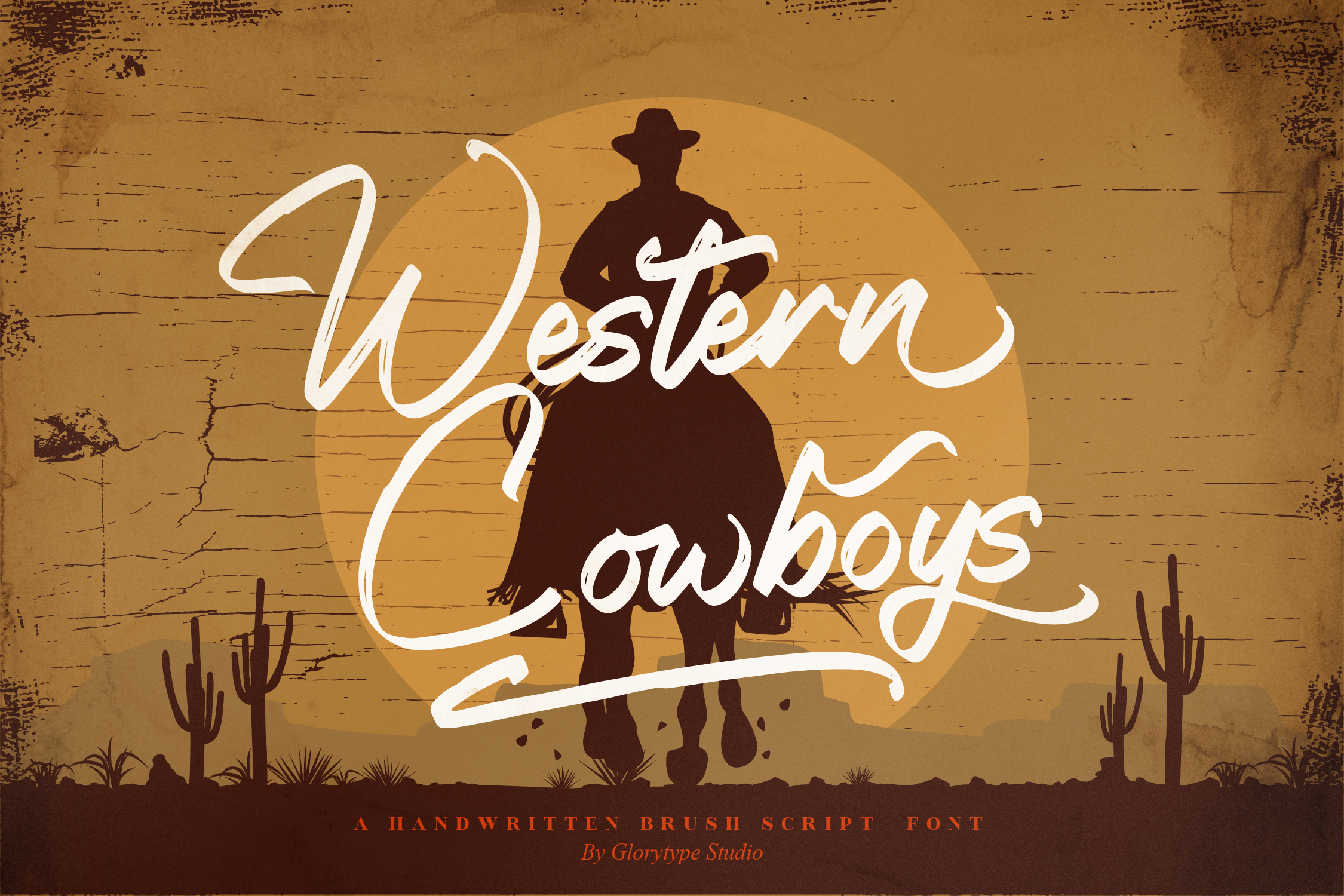 Western Cowboys Script Font