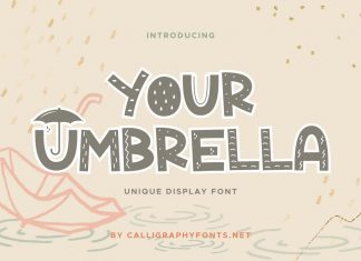Your Umbrella Display Font