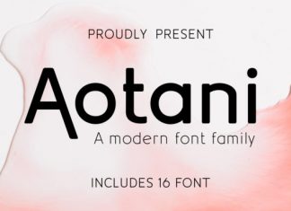 Aotani Sans Serif Font