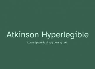 Atkinson Hyperlegible Sans Serif Font