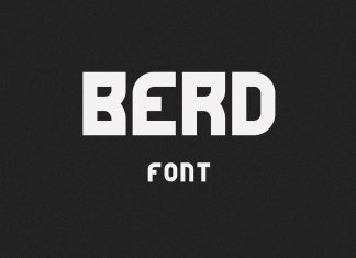 BERD Display Font